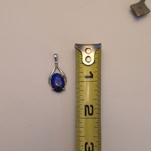 Vibrant Blue Opal Pendant